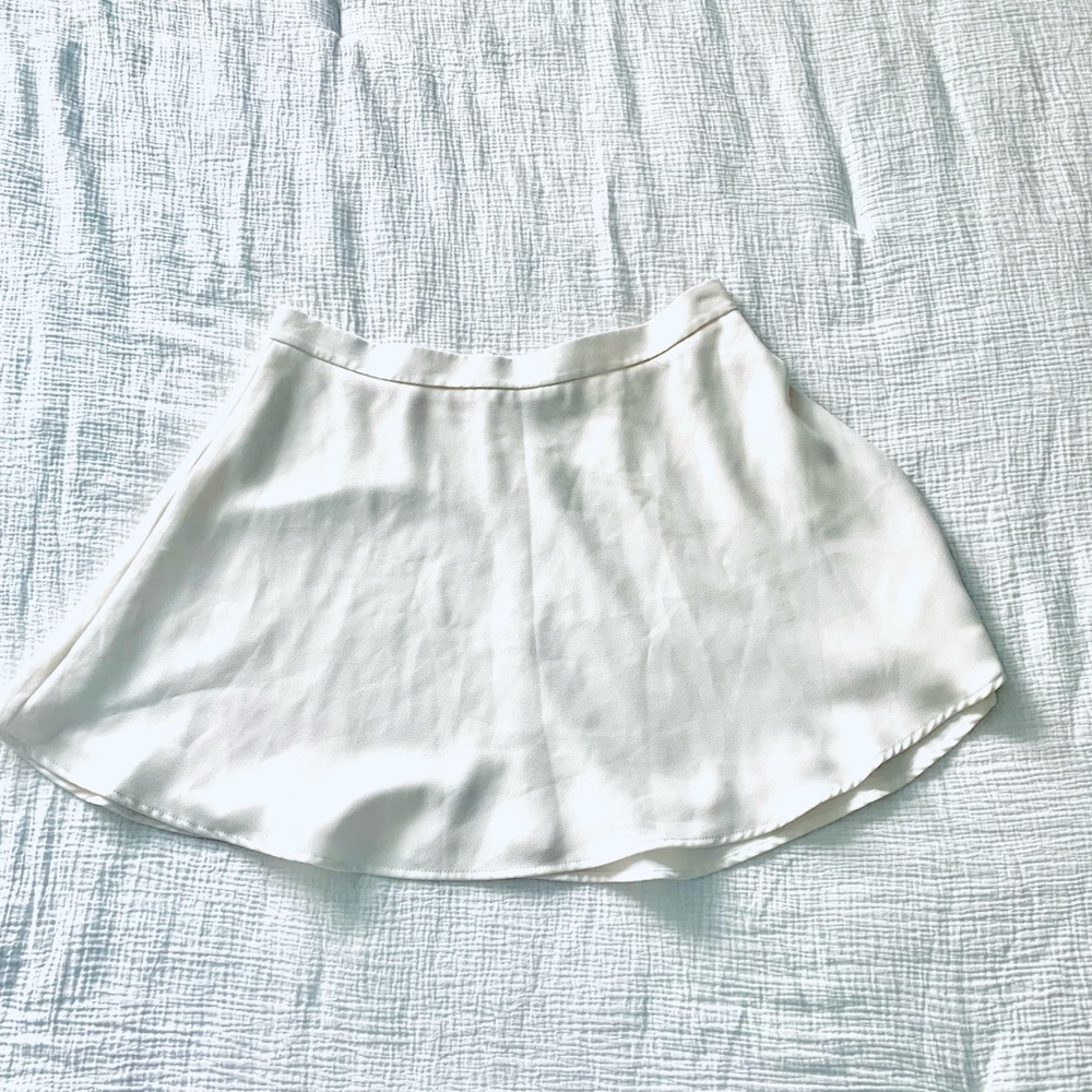 Express White Mini Skirt